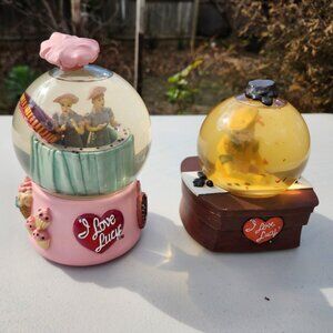 2 - I Love Lucy Snow Globes